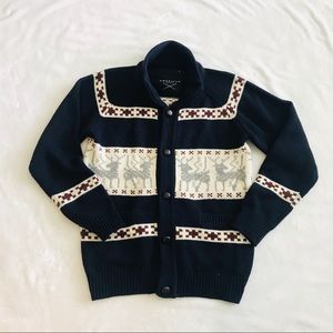 American Stitch Chunky Knit men’s Cardigan L